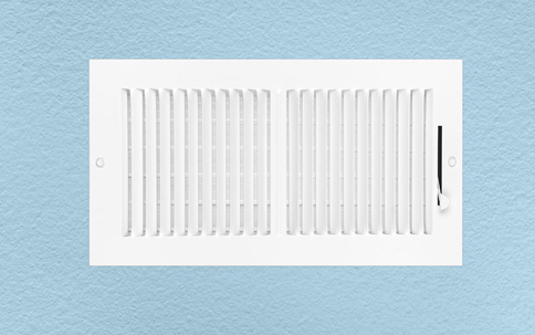 A white air vent