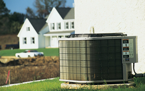 An outdoor air conditioning unit