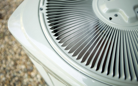 Close up of an AC unit