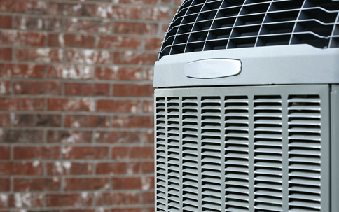 An outdoor AC unit