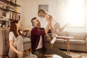 Family Enjoying Good Air Quality